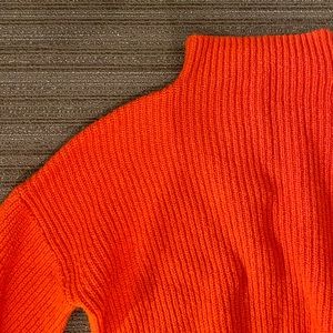 Mock turtle neck sweater